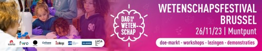 Banner wetenschapsfestival