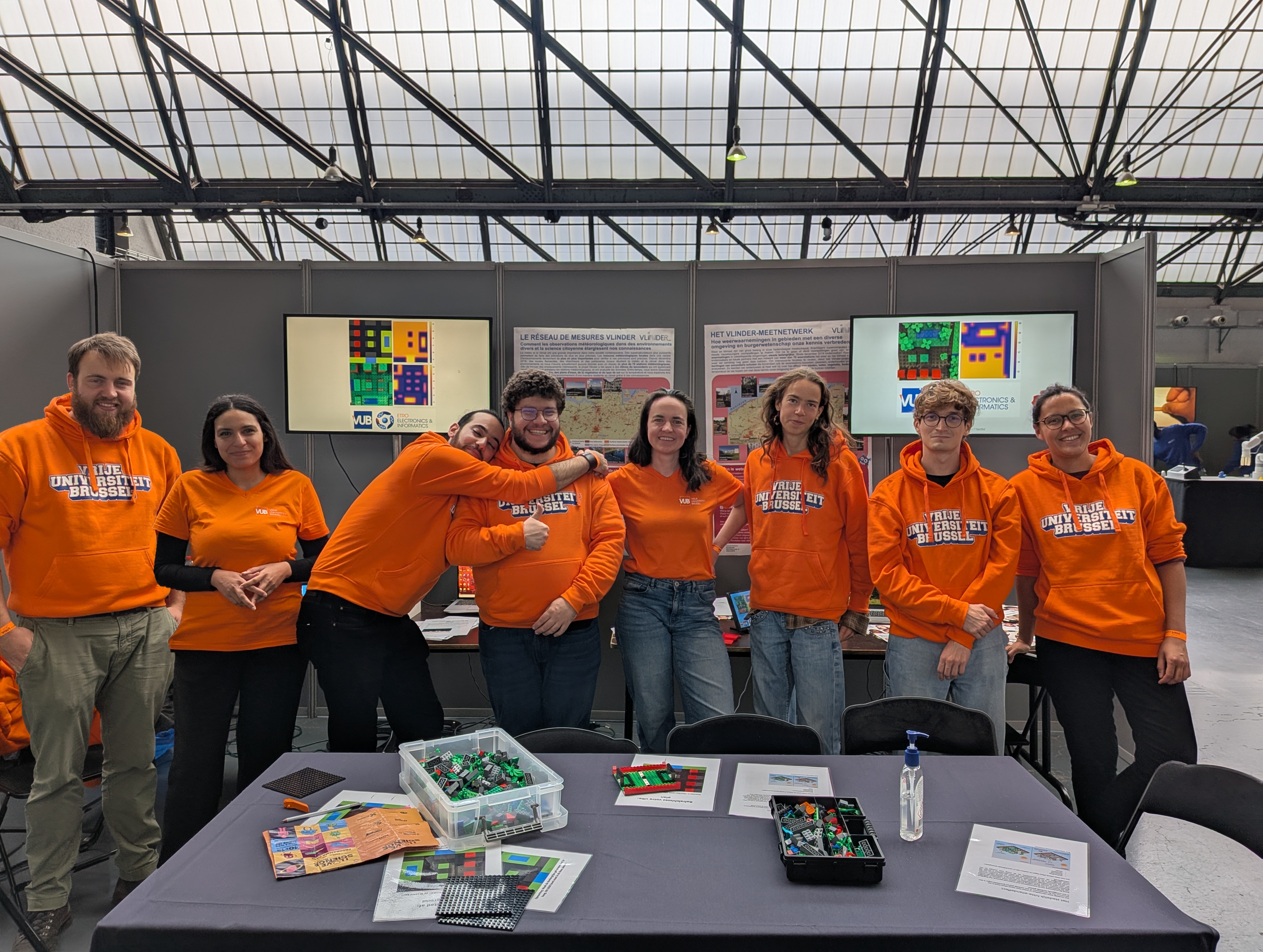 Deel van het team van het LEGO Urban Climate Game