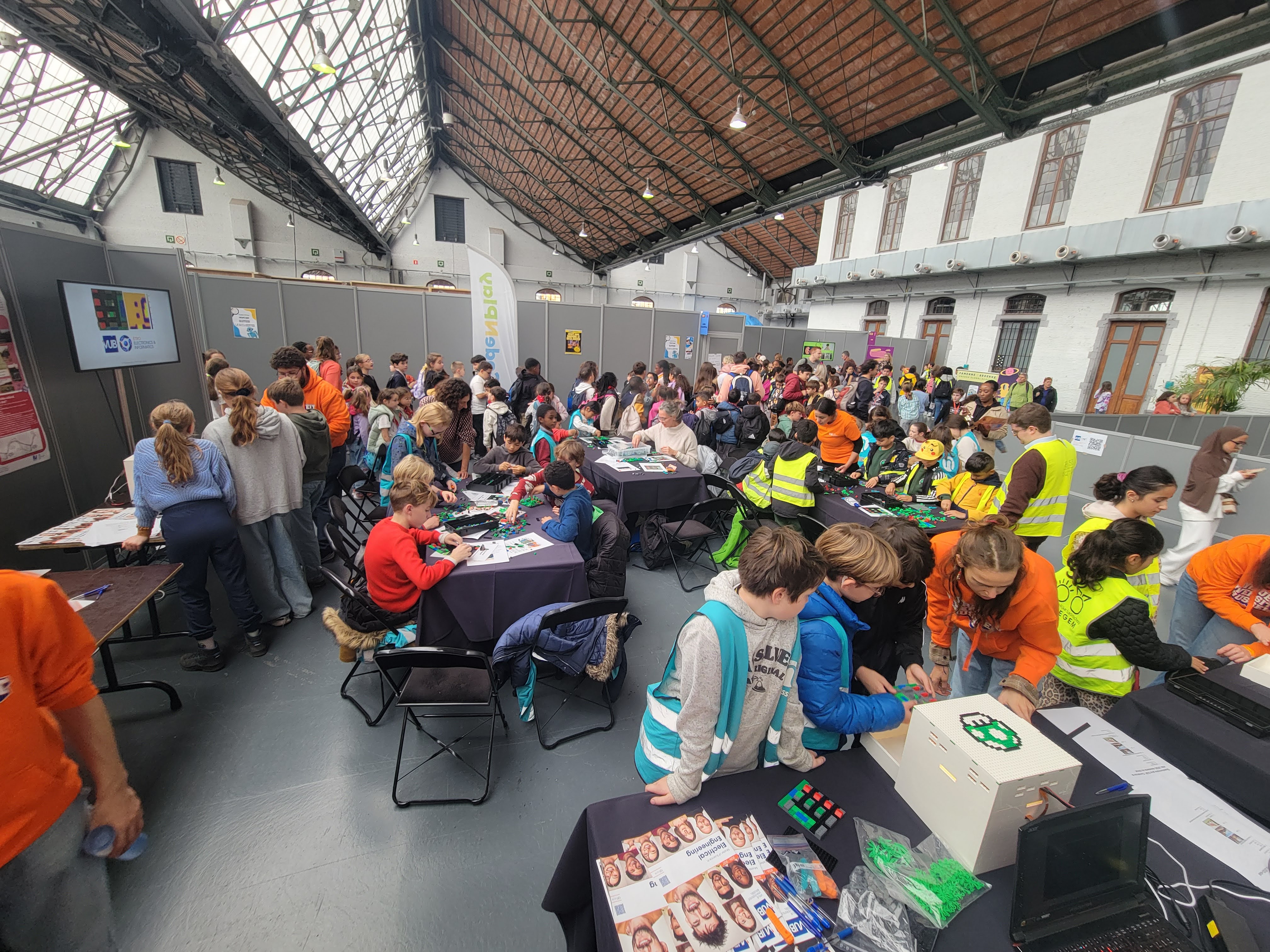 Sfeerbeelden van de LEGO Urban Climate Game op ILSF